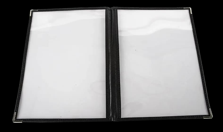 Cubierta de menu A5, cubiertas menu, se vende en caja de 6