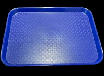 Charola de servicio PP 10*14" azul, charola de servicio, se vende en caja de 24