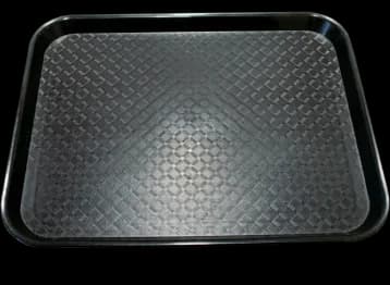 Charola de servicio PP 12*16" negra, charola de servicio, se vende en caja de 24