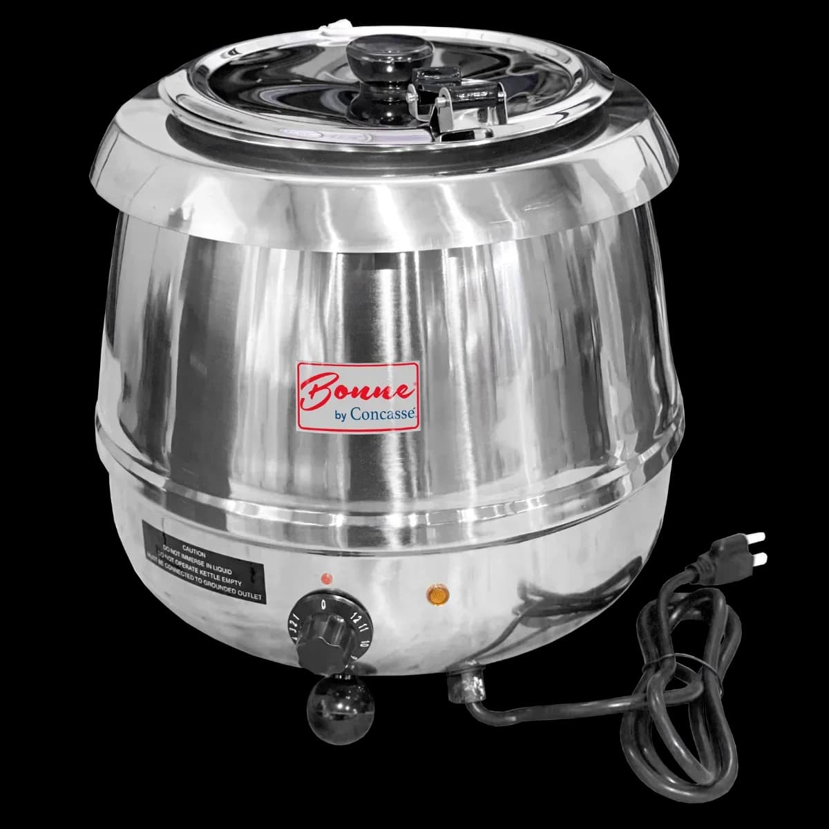 Chafer eléctrico para sopas (bruja) acero inoxidable, chafer electrico, se vende en caja de 1