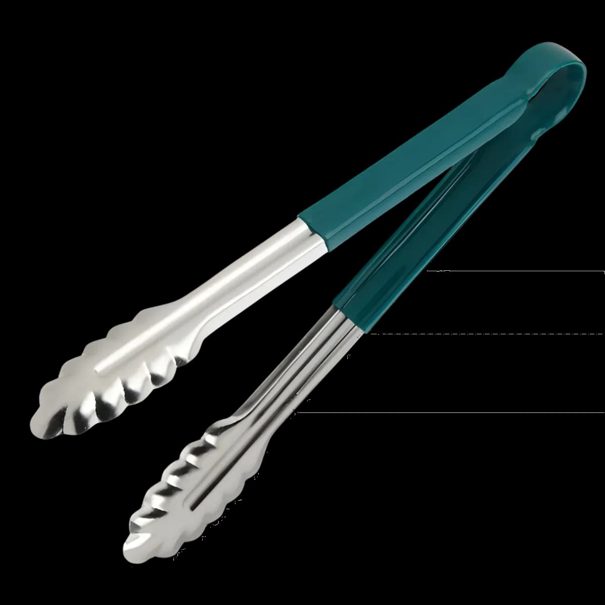 Pinza de acero con plástico 12" verde, pinzas, se vende en caja de 12