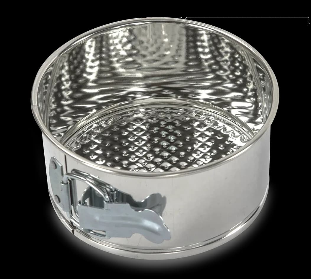 Molde pastel con broche 6", moldes, se vende en caja de 12