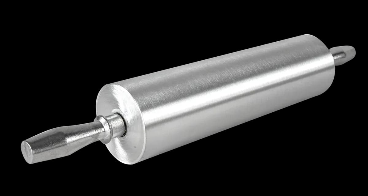 Rodillo liso para amasar aluminio 18", rodillos, se vende en caja de 3