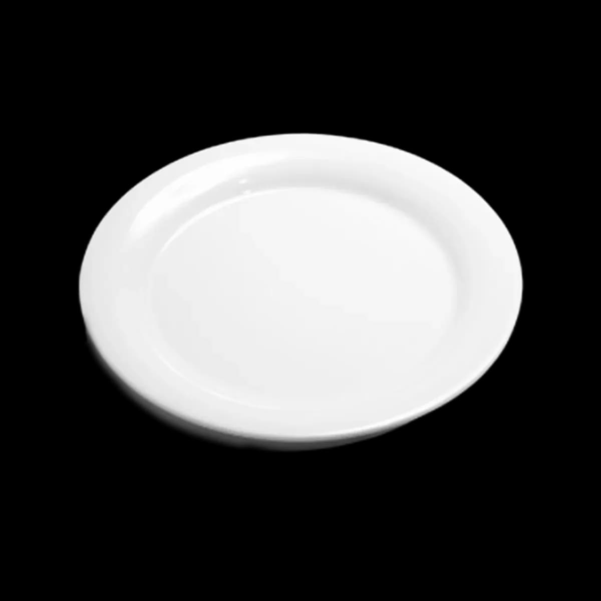 Plato de melamina oval (30X22.5*2CM), premium blanco, melamina lujo, se vende en caja de 48
