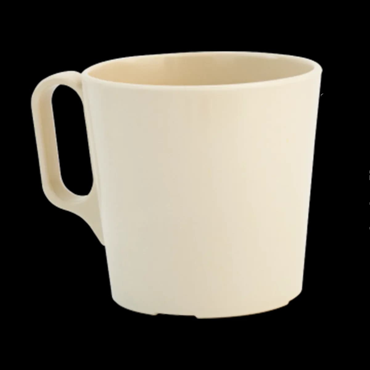 Taza estibable melamina 9*8.8CM beige, melamina economica, se vende en caja de 72