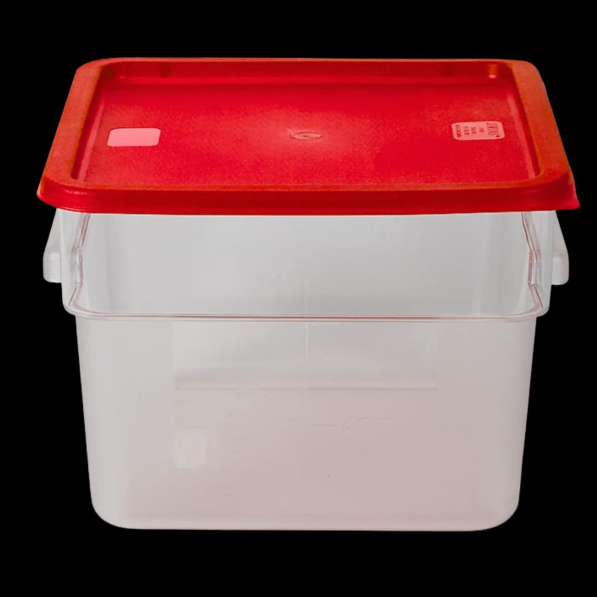 Contenedor PC cuadrado 8L compatible C, contenedores, se vende en caja de 12