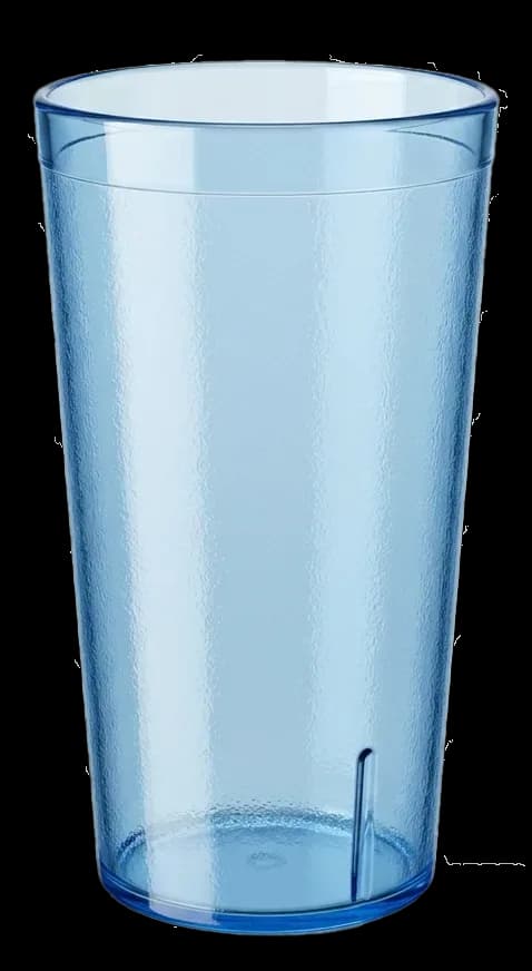 Vaso PC 16 Oz azul, vasos, se vende en caja de 168