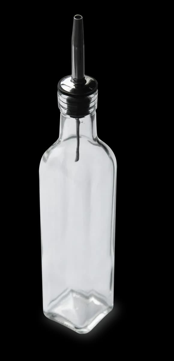 Dispensador de vidrio para aceite de oliva, dispensadores, se vende en caja de 24