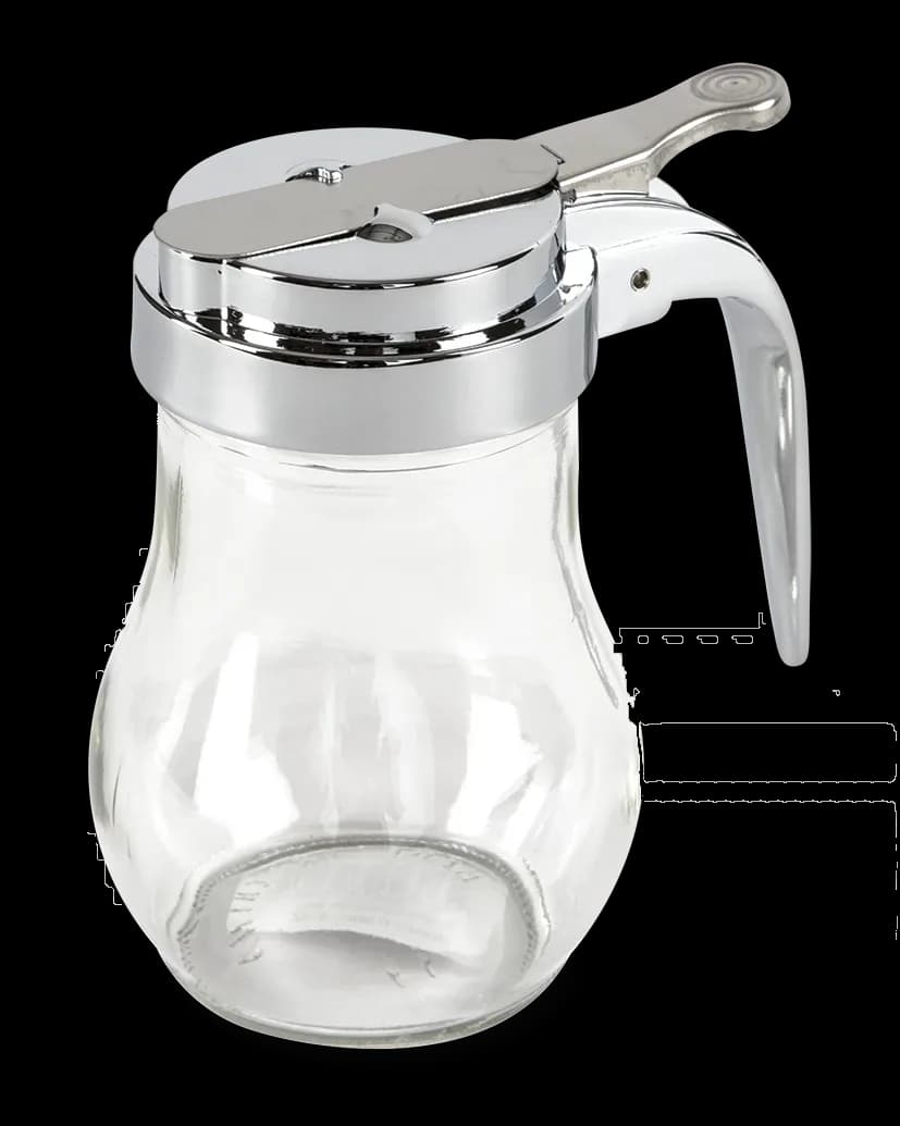 Dispensador de vidrio P miel 6 Oz, dispensadores, se vende en caja de 12