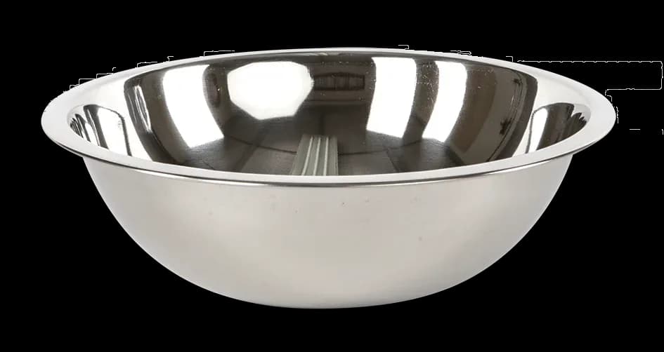 Bowl (tazon de mezclar) acero inox 5 QT, bowls, se vende en caja de 24