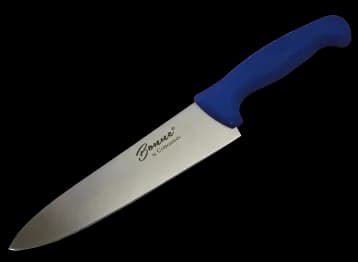 Cuchillo chef 10" AI azul, cuchillo chef, se vende en caja de 12