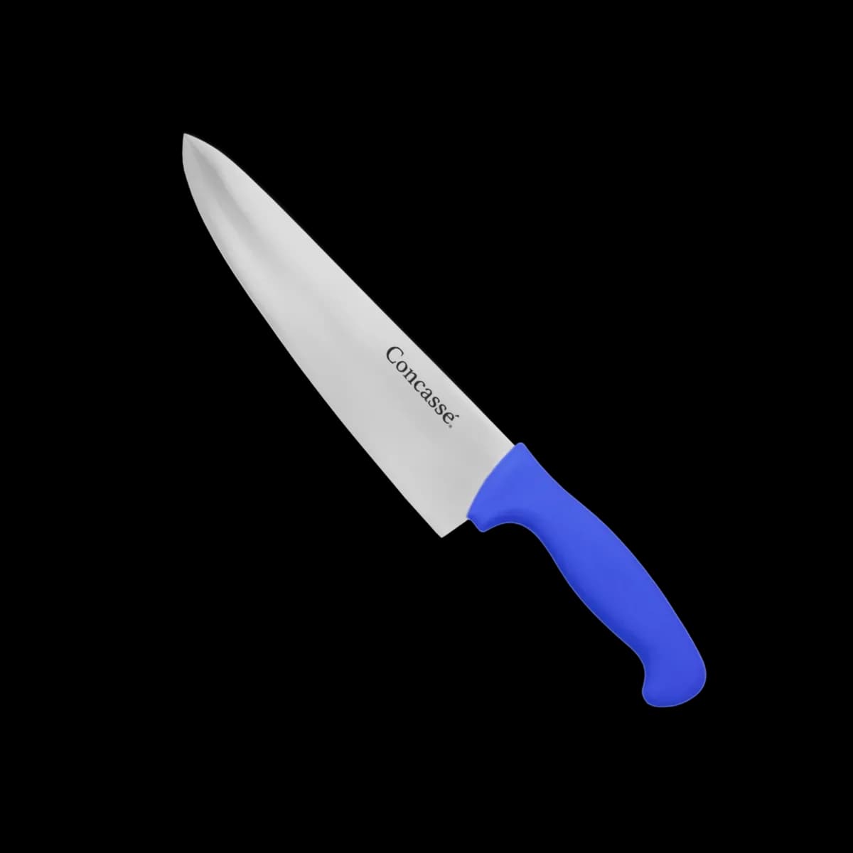 Cuchillo chef premium concasse 8" azul, cuchillo chef, se vende en caja de 12