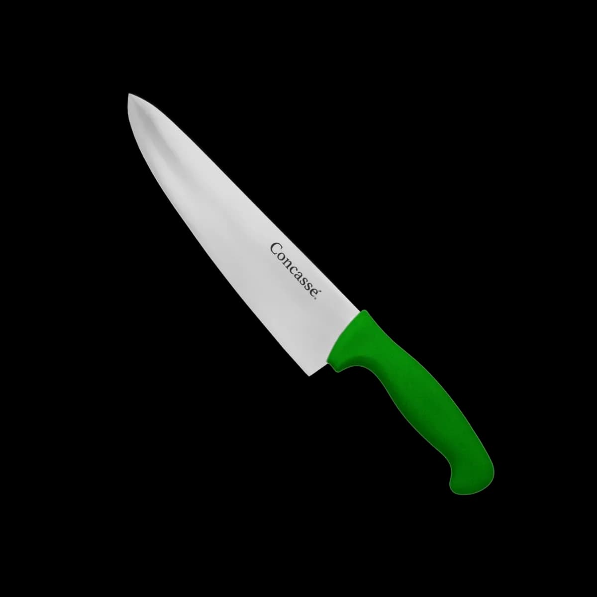 Cuchillo chef premium concasse 8" verde, cuchillo chef, se vende en caja de 12