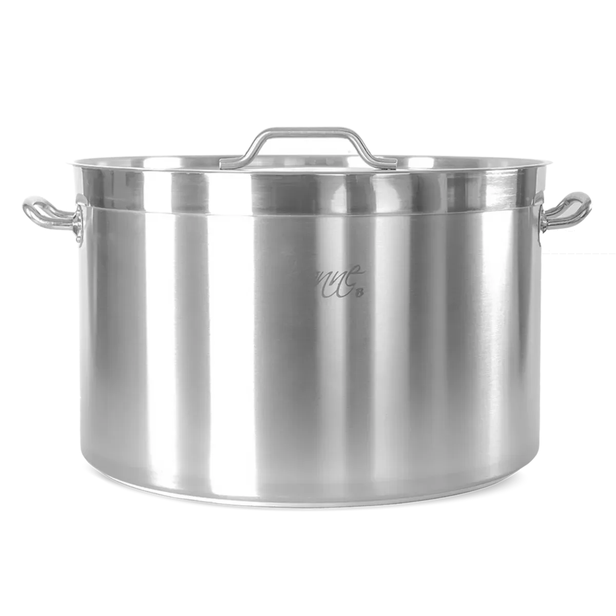 Media olla acero inoxidable 60 LTS con tapa (32 cm x 51 cm), ollas ai, se vende en caja de 1