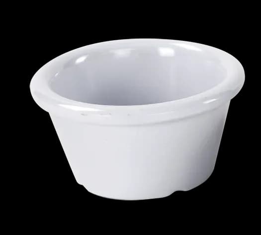 Copa ramekin 1.5 Oz color blanco (ancho), ramekin, se vende en caja de 48