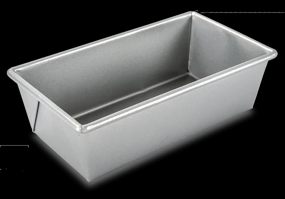 Molde para panque 27*14*7.5 cms acero al carbón pintado, moldes, se vende en caja de 6