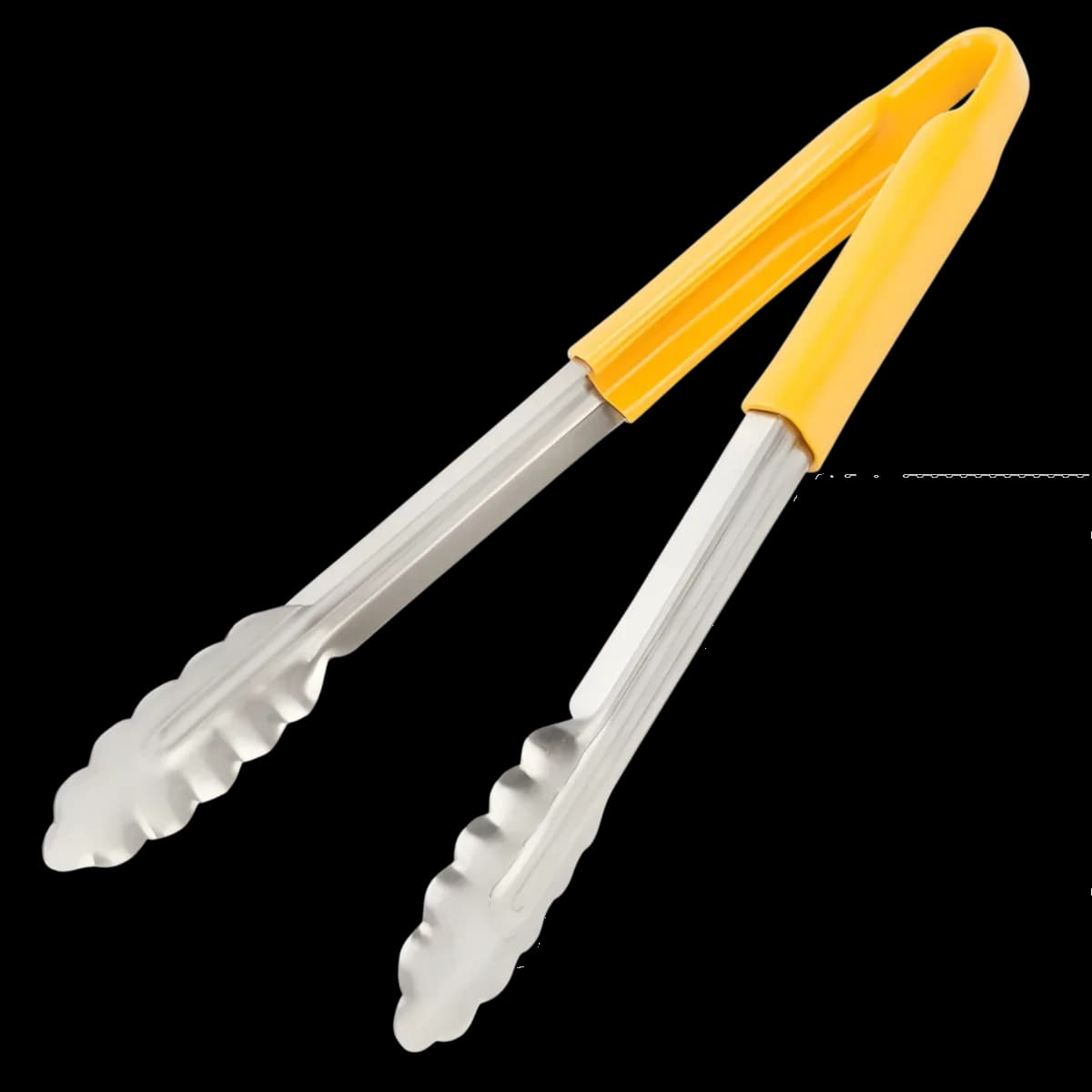 Pinza acero plástico 12" color amarillo, pinzas, se vende en caja de 12