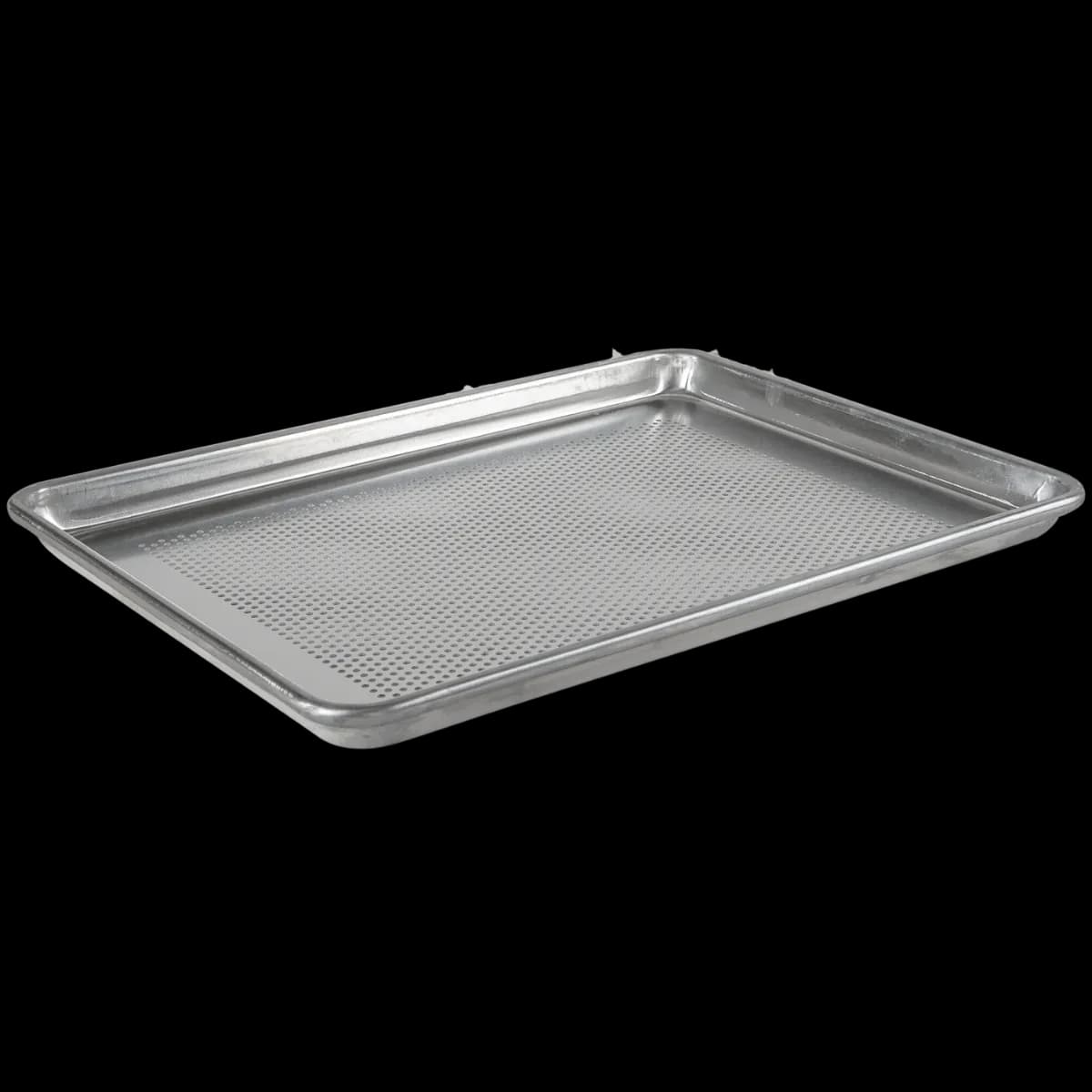 Charola aluminio panadera 30X45 perforada, charolas al, se vende en caja de 24