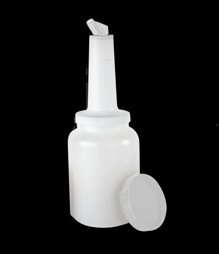 Bote para mezcla 2 litros tapa color blanco, bote mezcla, se vende en caja de 10