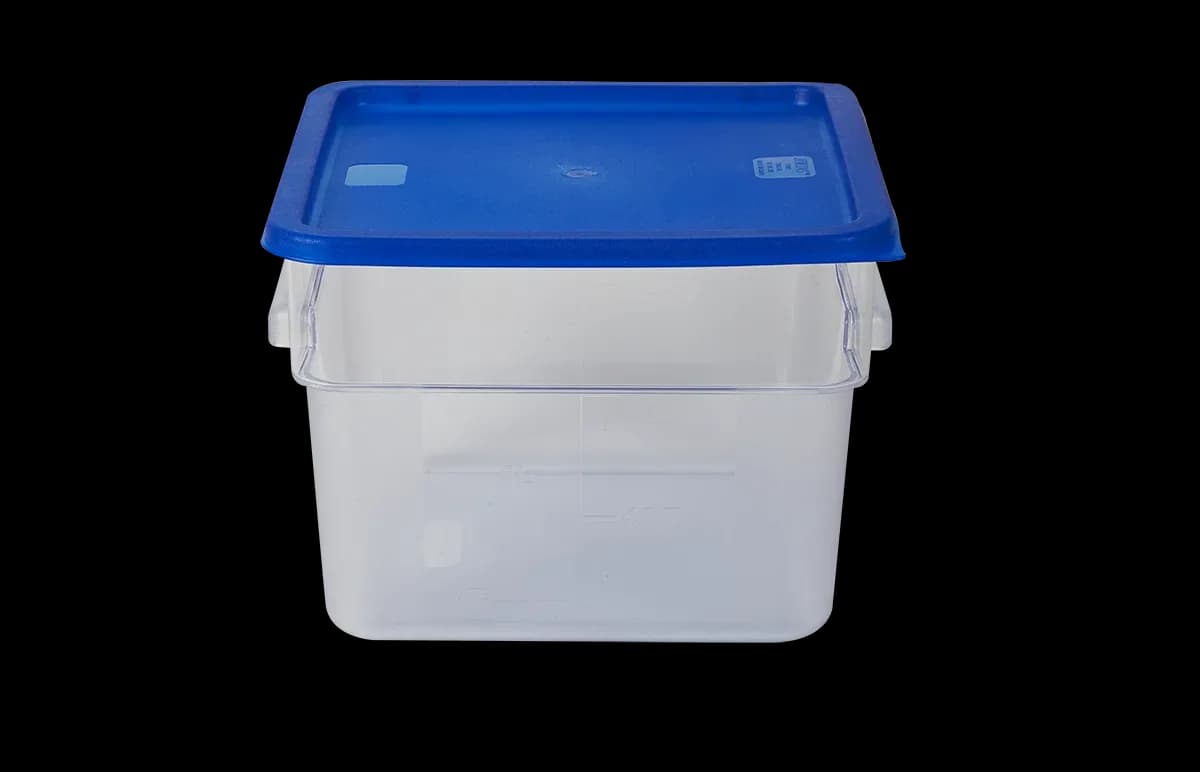 Contenedor PC cuadrado 18L compatible C, contenedores, se vende en caja de 12