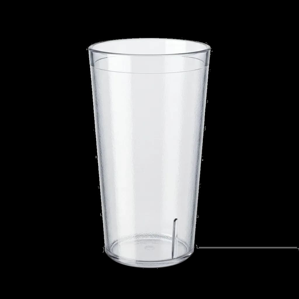 Vaso PC 12 Oz transparente ecológico reciclado, vasos, se vende en caja de 204